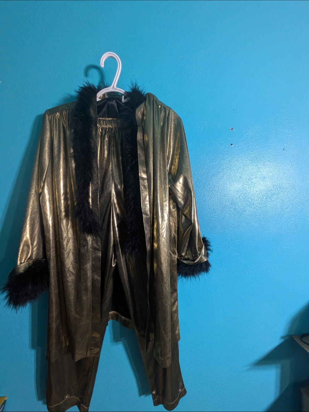 Vintage Disco Metallic Gold Ultimate 70s Disco Diva / Festival Queen Set✨